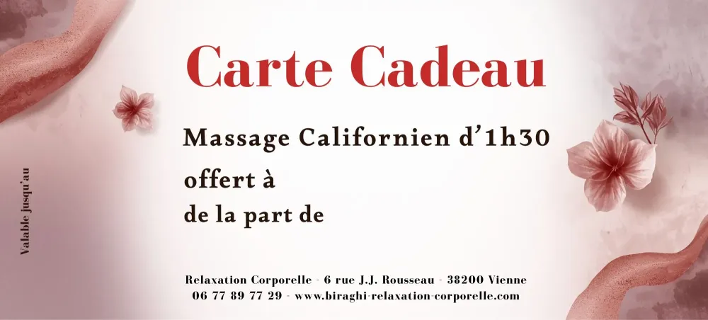 Carte Cadeau Californien 1h30