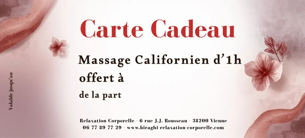 Carte Cadeau Californien 1h